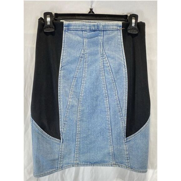 Helmut Lang Denim Mini Skirt - Picture 1 of 4
